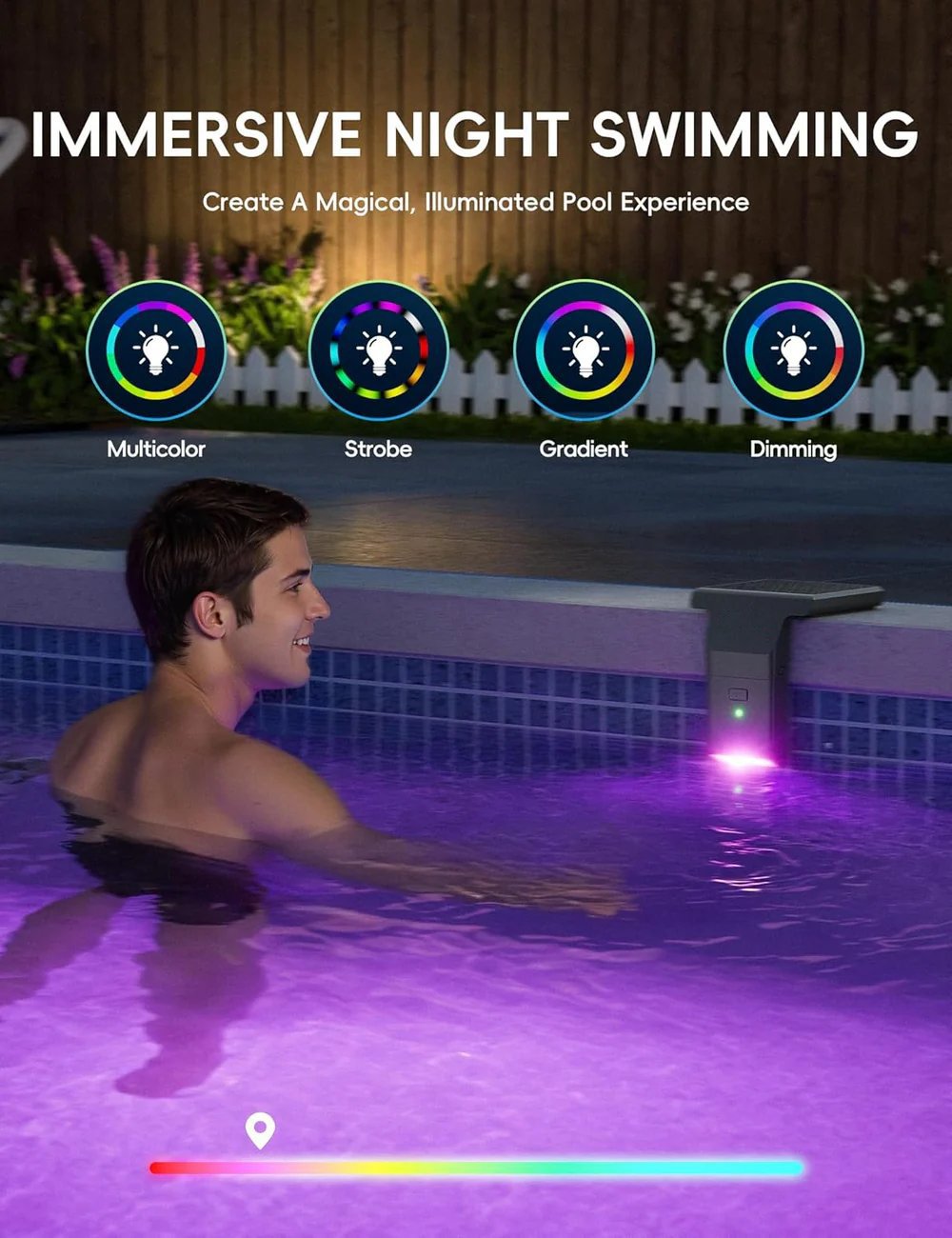 🌟 New Series — Poolside Solar Light for Swimming Pool ✨