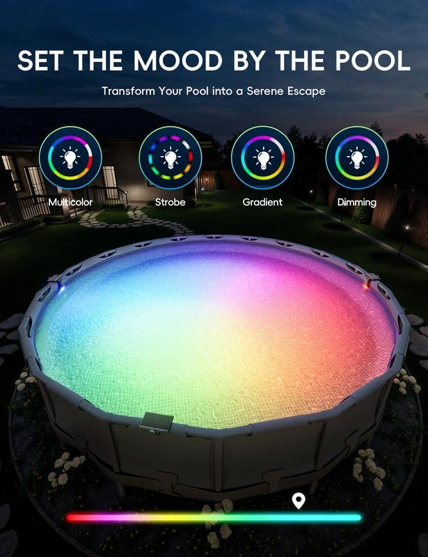 🌟 New Series — Poolside Solar Light for Swimming Pool ✨
