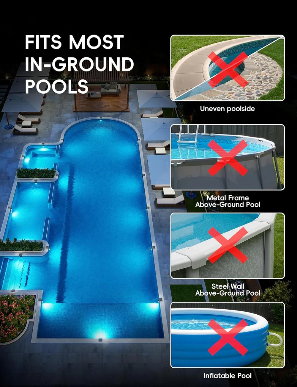 🌟 New Series — Poolside Solar Light for Swimming Pool ✨