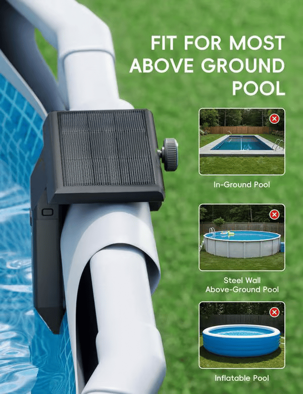 🌟 New Series — Poolside Solar Light for Swimming Pool ✨