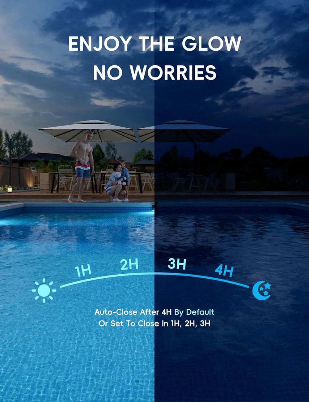 🌟 New Series — Poolside Solar Light for Swimming Pool ✨