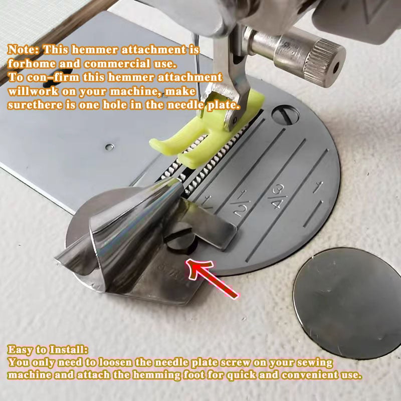 🔥 Sewing Rolled Hemmer Foot