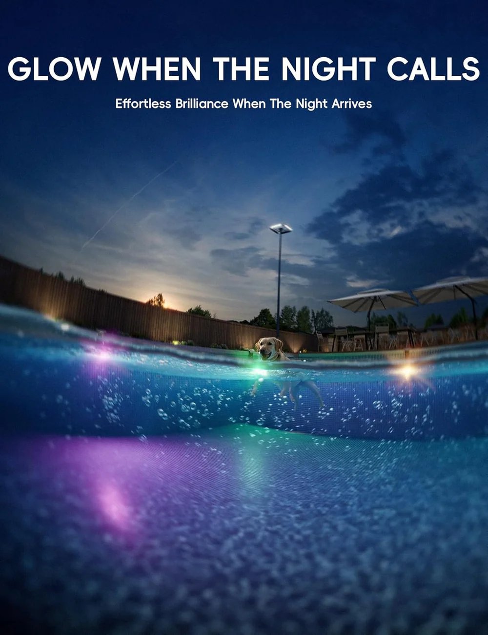 🌟 New Series — Poolside Solar Light for Swimming Pool ✨