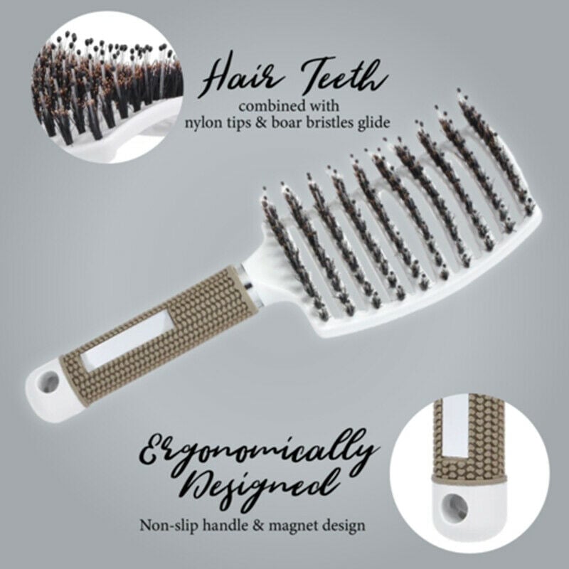 Bristle Nylon Hairbrush 🔥BUY 1 GET 1 FREE🔥