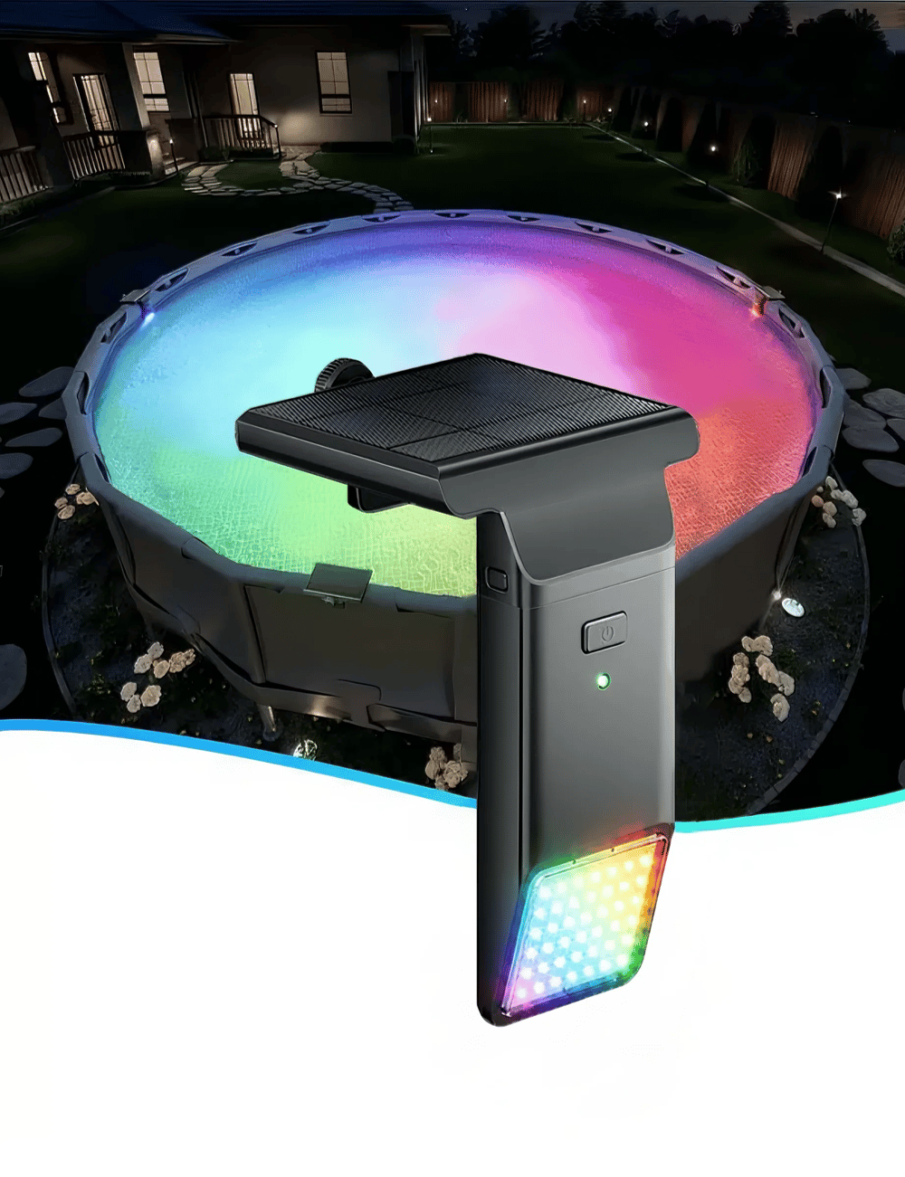 🌟 New Series — Poolside Solar Light for Swimming Pool ✨