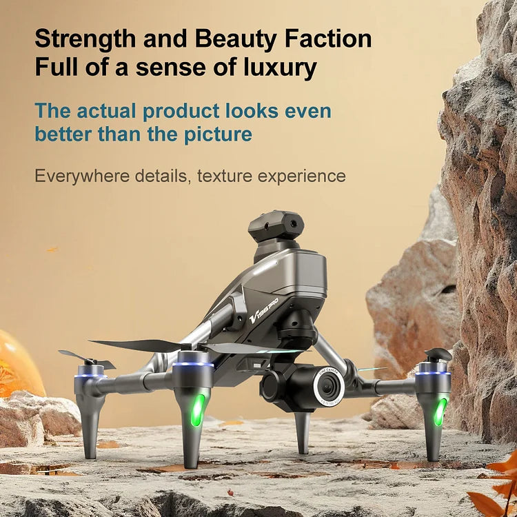 🔔 Drone with 8K camera for adults, v196 rc quadcopter with auto return, follow me, brushless motor, circular flight, waypoint, altitude hold, headless mode, 28 minutes long flight time!!