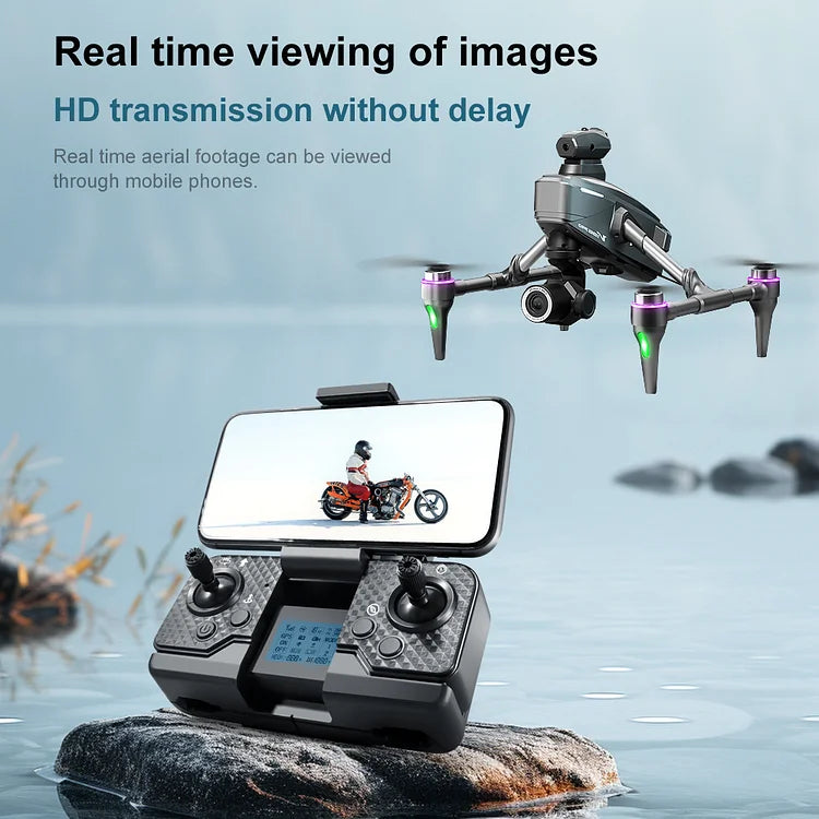 🔔 Drone with 8K camera for adults, v196 rc quadcopter with auto return, follow me, brushless motor, circular flight, waypoint, altitude hold, headless mode, 28 minutes long flight time!!
